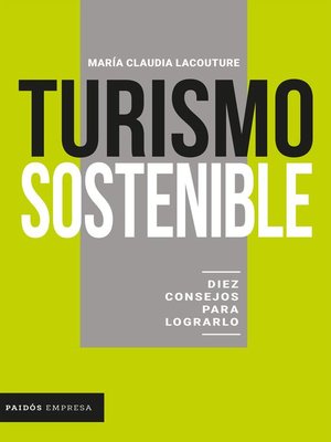 cover image of Turismo sostenible
